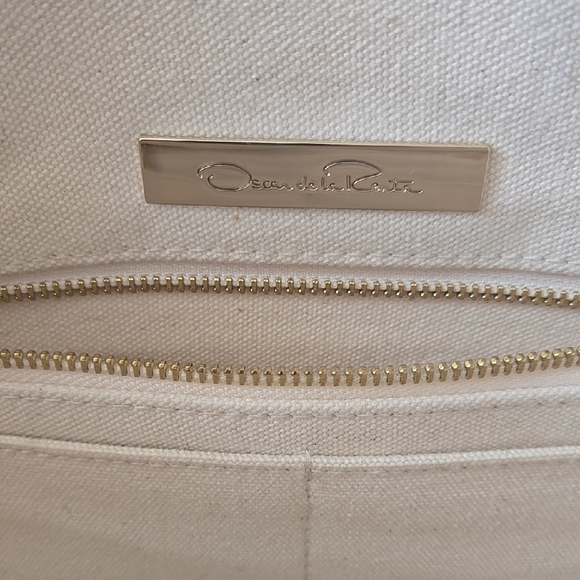 Elegant Cream Floral Tote Bag - Picture 7 of 12